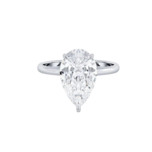 Diamond Ring Pear Cut 5.05 Carats