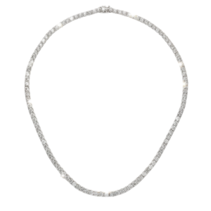 Tennis Necklace Round Cut 8.4 Carats