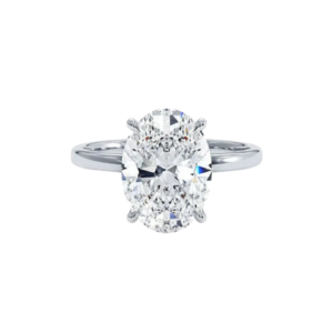 Diamond Ring Oval Cut 2.5 Carats