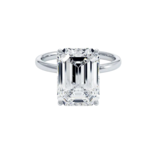 Diamond Ring Emerald Cut 3.06 Carats